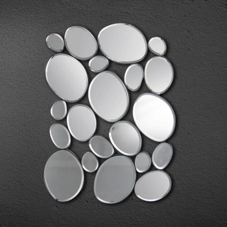 Composición de espejos ovalados 37,5 x 53cm