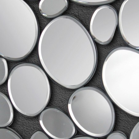 Composición de espejos ovalados 37,5 x 53cm