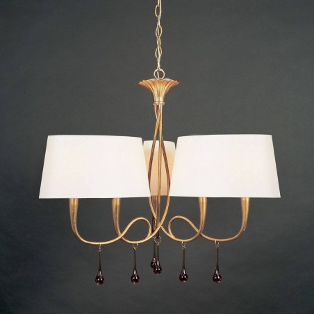 Lámpara techo PAOLA 6 luces