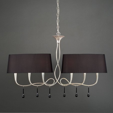 Lámpara techo PAOLA 6 luces