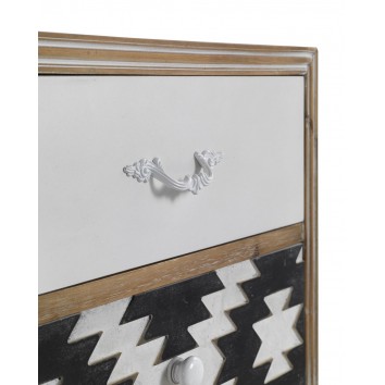 Mesilla étnico 2 cajones 48x35x52h madera abeto 2