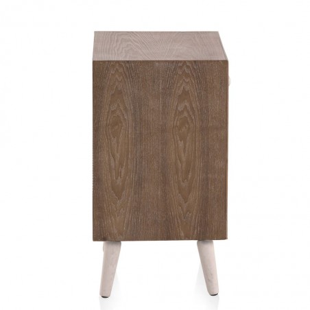 Mesilla étnico 1 cajón 48x35x64h madera abeto