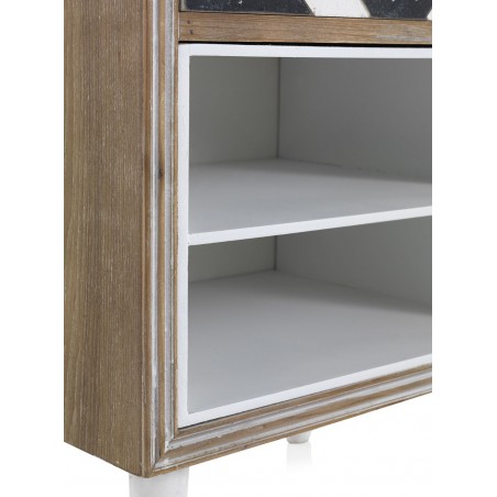 Mesilla étnico 1 cajón 48x35x64h madera abeto