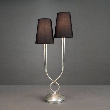 lampara de mesa estilo romantico paola