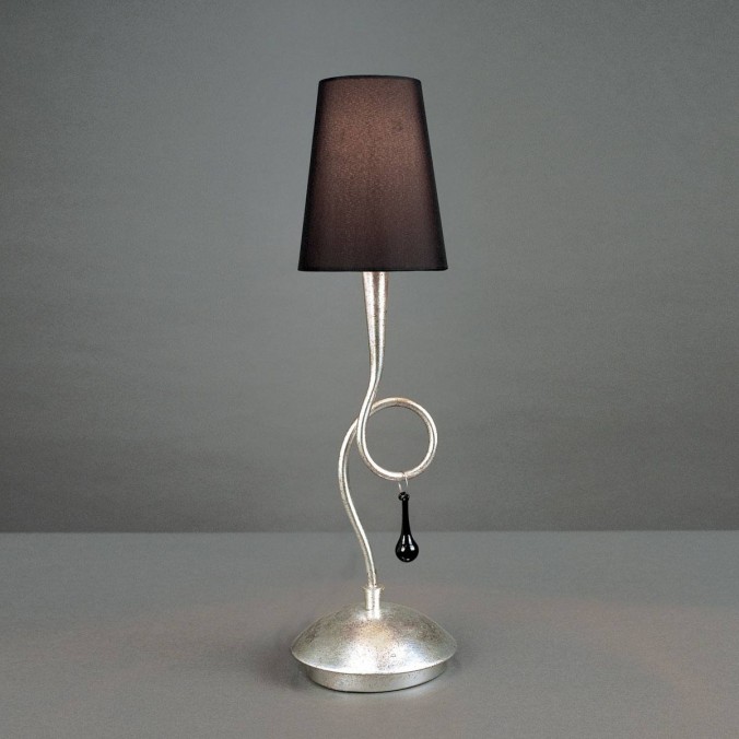 lampara de mesa estilo romantico paola