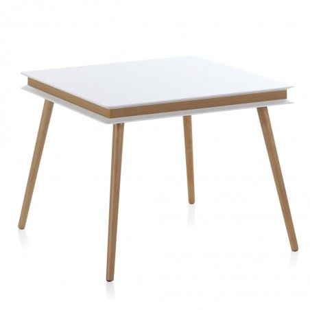 Set 2 mesas auxiliares cuadradas estilo nórdico