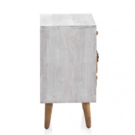 Mesilla 3 cajones 48x36x65h madera reciclada