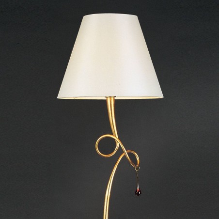 lampara de mesa estilo romantico paola