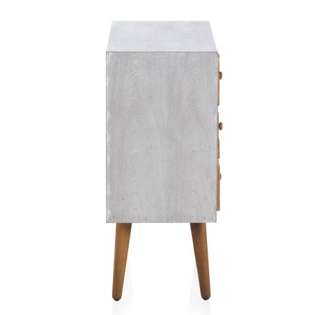 Cómoda estio étnico 80x36x81h madera reciclada