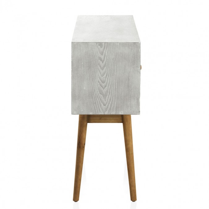 Consola estilo étnico 120x36x85h madera reciclada