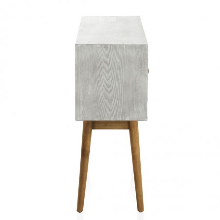 Consola estilo étnico 120x36x85h madera reciclada