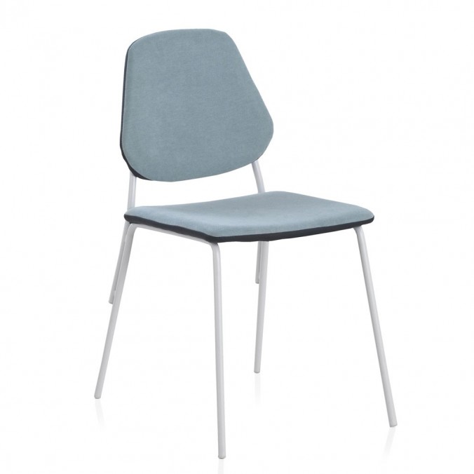 Pack 4 sillas de estilo contemporaneo azul