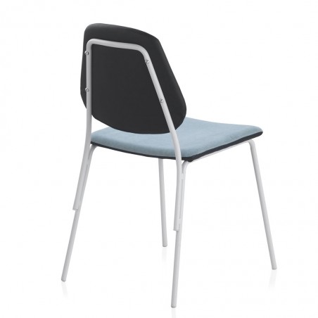 Pack 4 sillas de estilo contemporaneo azul