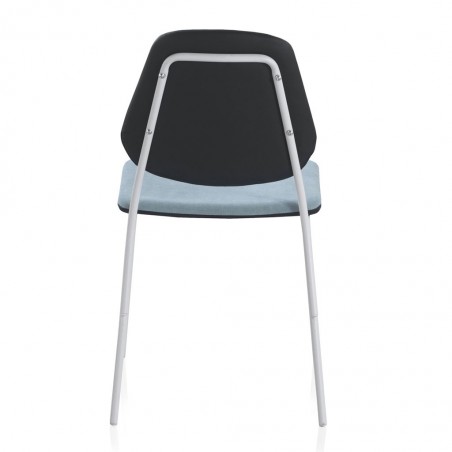 Pack 4 sillas de estilo contemporaneo azul