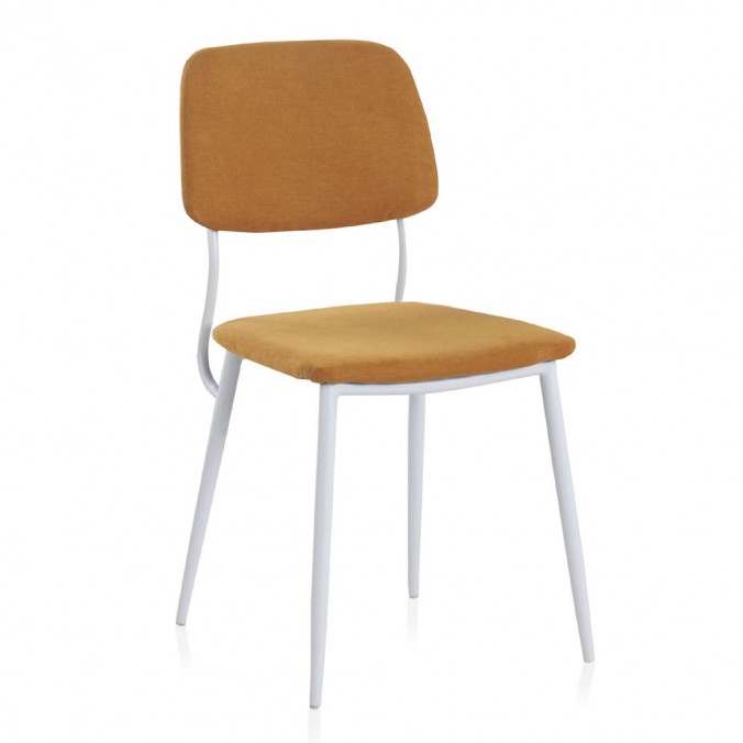 Pack 4 sillas de estilo contemporaneo naranja