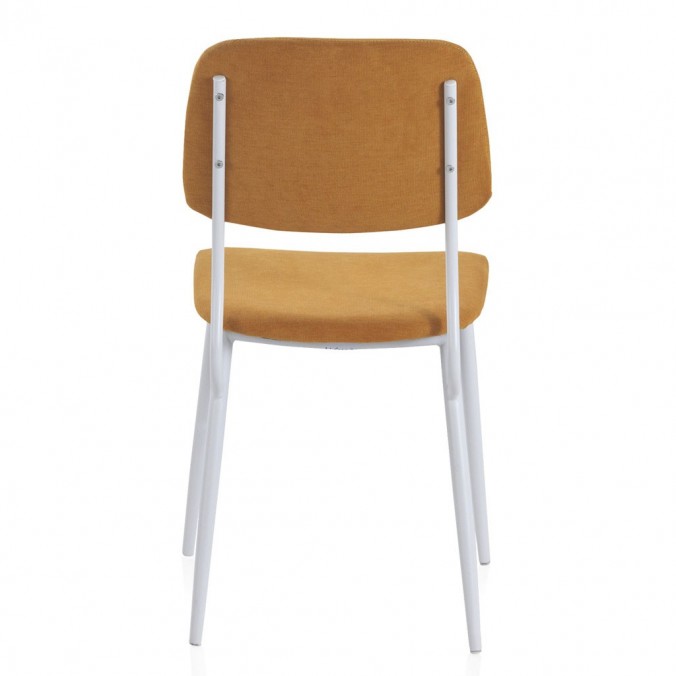 Pack 4 sillas de estilo contemporaneo naranja