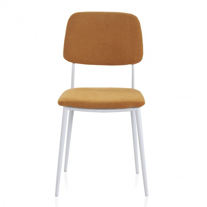 Pack 4 sillas de estilo contemporaneo naranja