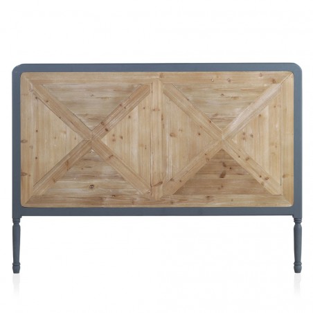 Cabezal estilo industrial madera abeto 165x120h