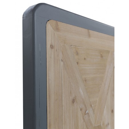Cabezal estilo industrial madera abeto 165x120h