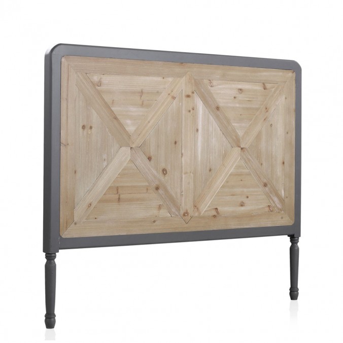Cabezal estilo industrial madera abeto 145x120h
