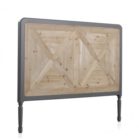 Cabezal estilo industrial madera abeto 145x120h