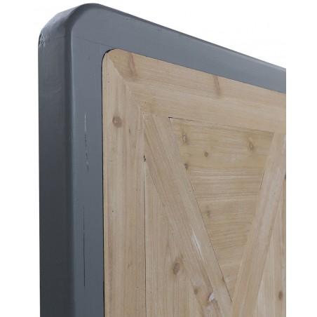 Cabezal estilo industrial madera abeto 145x120h