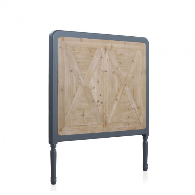 Cabezal estilo industrial madera abeto 110x120h