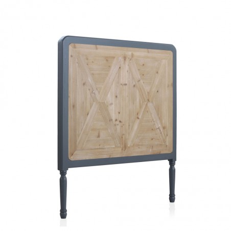 Cabezal estilo industrial madera abeto 110x120h
