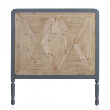 Cabezal estilo industrial madera abeto 110x120h