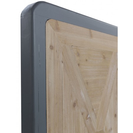 Cabezal estilo industrial madera abeto 110x120h