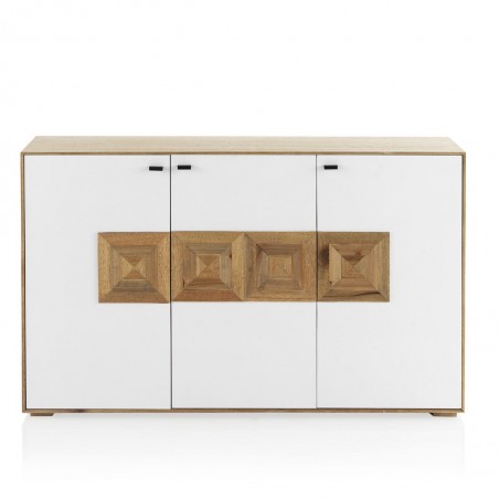 Aparador estilo contemporaneo 132x40x82h mdf y teka