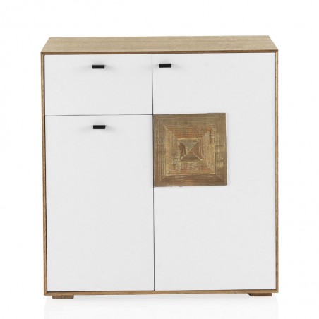 Aparador estilo contemporaneo 77x40x83h mdf y teka