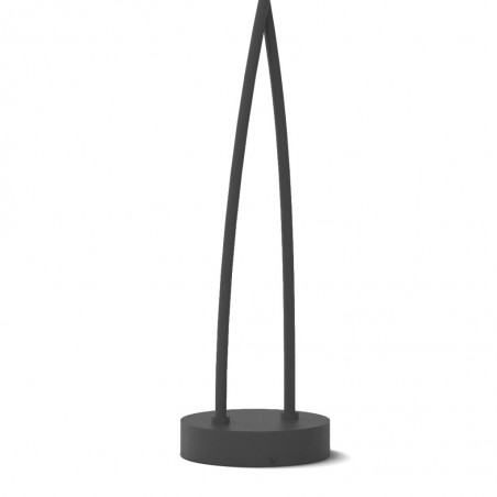 Lámpara pie exterior 2L serie Espiga