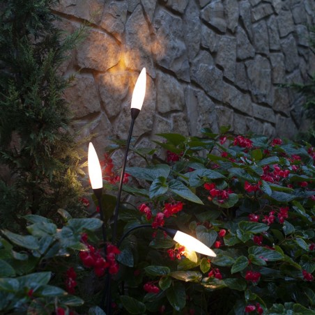 Lámpara pie de exterior 113cm serie Espiga