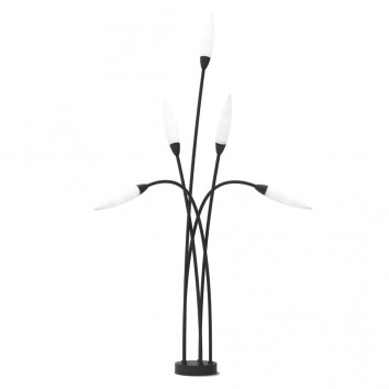 Lámpara pie de exterior 113cm 5L serie Espiga