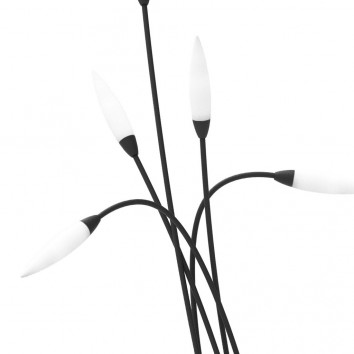 Lámpara pie de exterior 113cm 5L serie Espiga 2