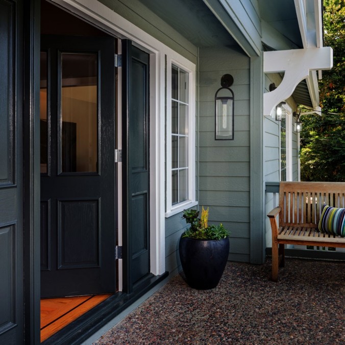 Aplique de pared exterior 41cm serie Maya