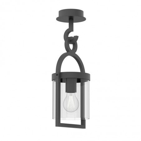 Lámpara plafón de exterior 44cm serie Maya