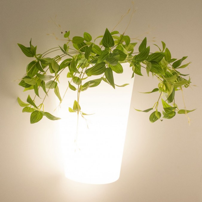 Aplique de pared exterior 30cm serie Teja