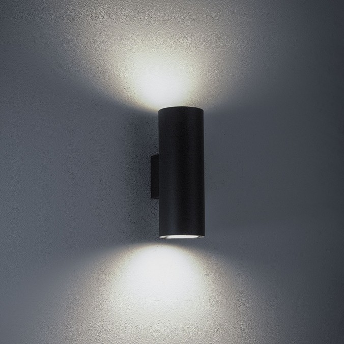 Aplique de pared exterior 2 luces serie Volcano