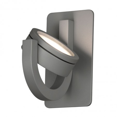 Aplique de pared orientable gris serie IGUAZÚ