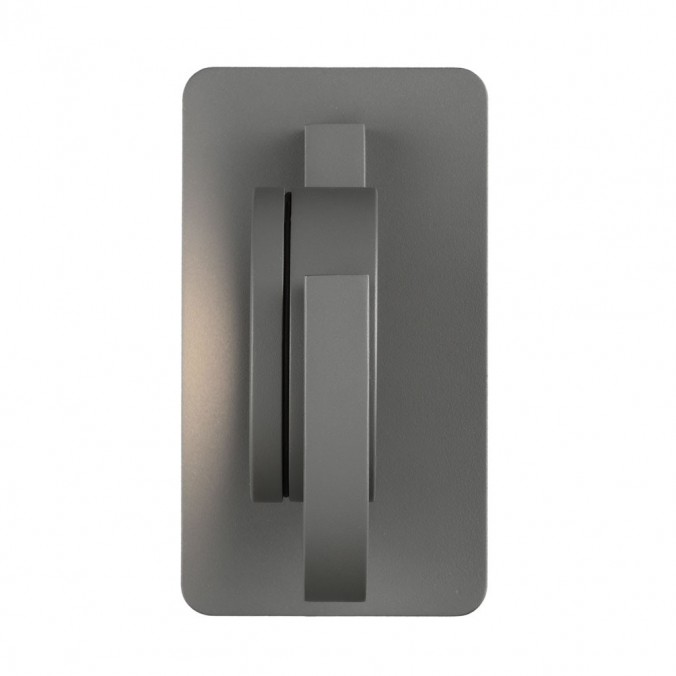 Aplique de pared orientable gris serie IGUAZÚ