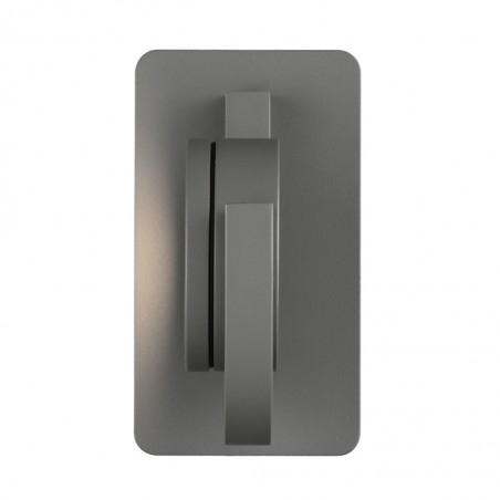 Aplique de pared orientable gris serie IGUAZÚ
