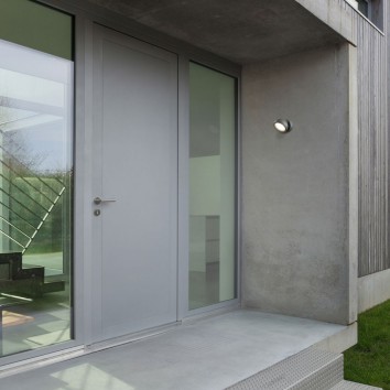 Aplique pared de exterior serie EVEREST gris 2