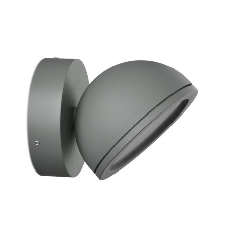 Aplique pared de exterior serie EVEREST gris