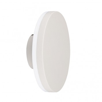 Aplique de exterior LED serie Bora redondo blanco