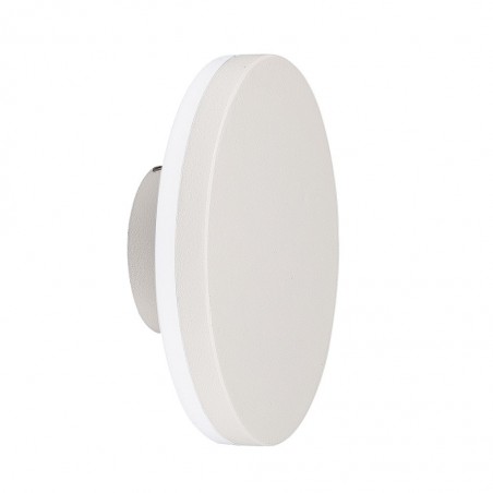 Aplique de exterior LED serie Bora redondo blanco