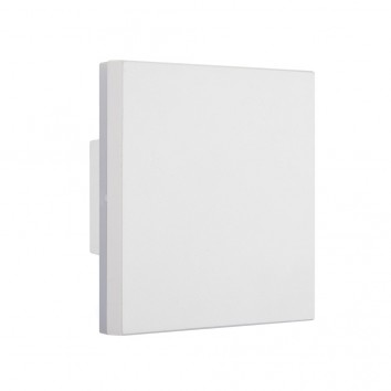 Aplique de exterior LED serie Bora cuadrado blanco