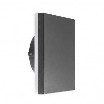 Aplique de exterior LED serie Bora cuadrado gris