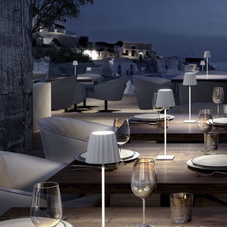 Lámpara portátil con LED serie K2 blanco